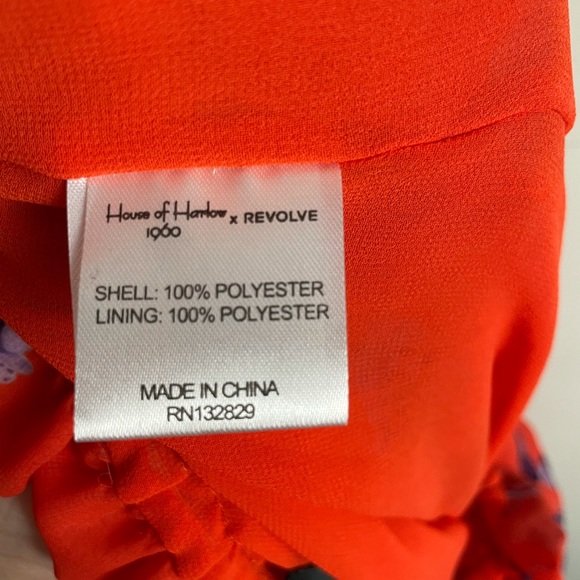 House of Harlow x Revolve Ariani Skirt Crimson Floral Size XS - Picture 8 of 8